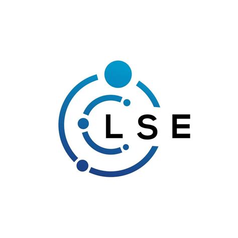 LSE letter technology logo design on white background. LSE creative ...