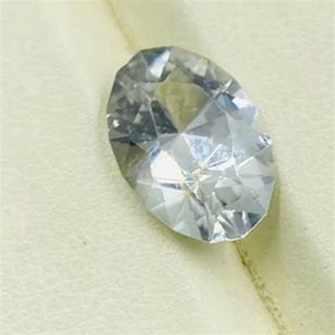 Oval White Moissanite Stone, For Jewelry Making, 4.53gm at Rs 5000 ...