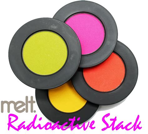 Melt Cosmetics Radioactive Eyeshadow Stack Review On Pale Skin