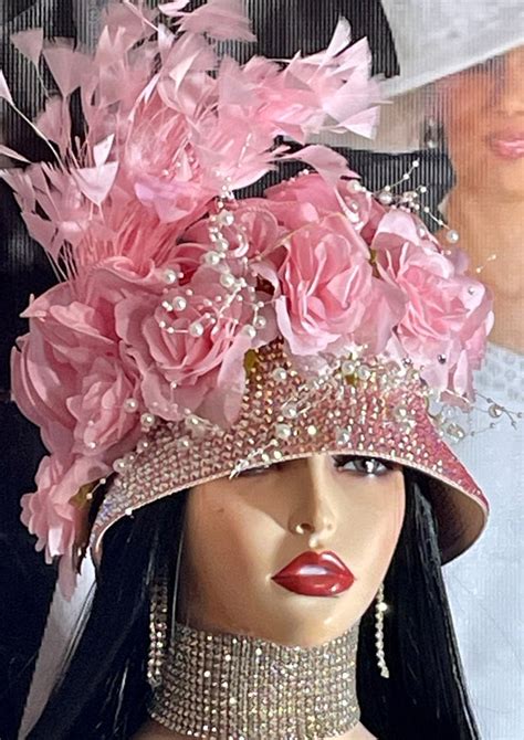 Womens Church Hat A T Of Elegance The I Am The Queen Pink