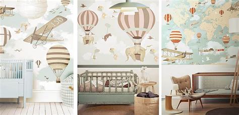 Como decorar con globos aerostáticos el dormitorio infantil