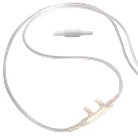 5pk 4ft Sunset Soft Adult Oxygen Cannula With Swivel Connectors