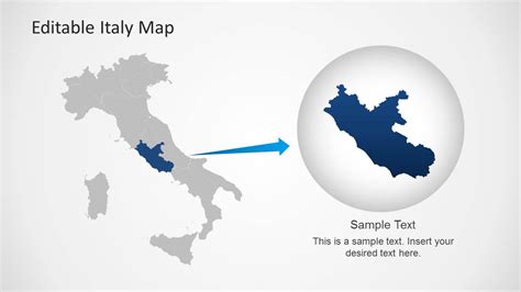 Editable Italy Map Template For Powerpoint Slidemodel