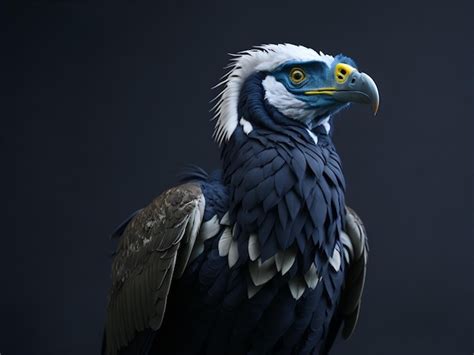 Premium Ai Image Vulture Isolated Ai Generated