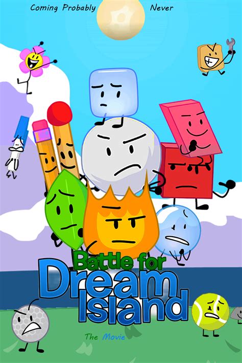 Bfdi Movie Fanmade Poster Rbattlefordreamisland