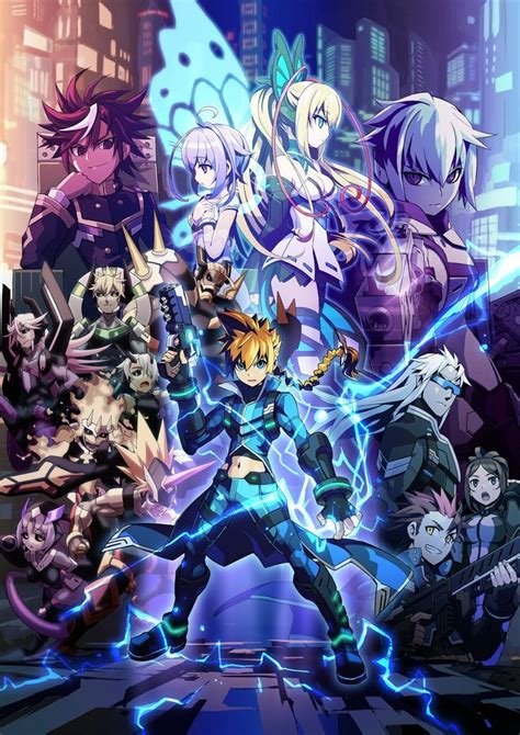 Armed Blue Gunvolt Ova Genres Action Sci Fi Super Power Azure