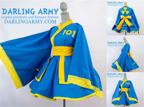 Vault Boy Fallout Cosplay Kimono Dress by DarlingArmy on DeviantArt