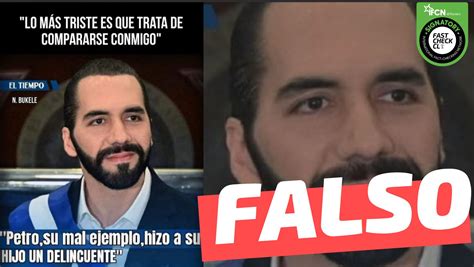 Nayib Bukele Dijo Petro Su Mal Ejemplo Hizo A Su Hijo Un