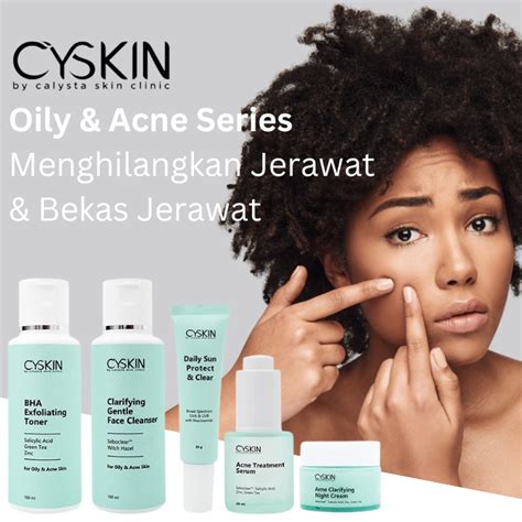 Jual Paket Acne Cyskin Obat Atasi Jerawat Meradang Calysta Shopee