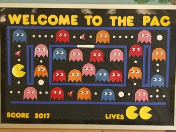 Pac Man Bulletin Board Set By Mrs Cain Tpt