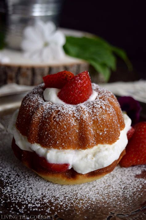 Strawberries And Cream Naked Bundt Cakes BundtBakers Living The Gourmet