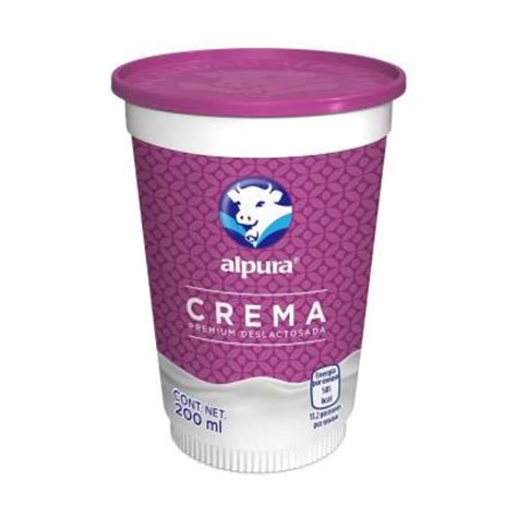 Crema Alpura Deslactosada Ml Walmart