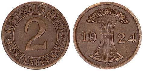 Deutschland Weimar Pfennig F Fehlpr Gung Starke