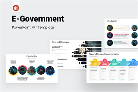 E Government Powerpoint Presentation Template Nulivo Market