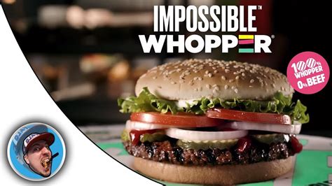 Burger Kings Impossible Whopper Food Review Youtube