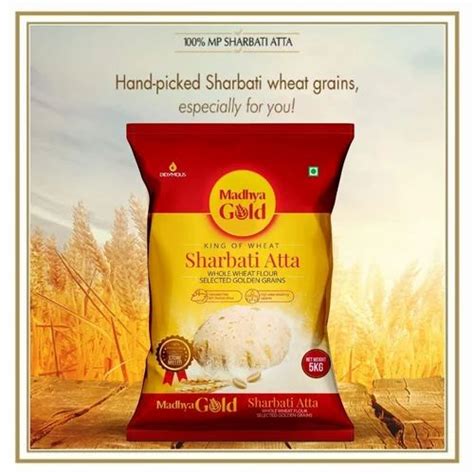 MadhyaGold Sharbati Atta 1 KG Packaging Type Packet At Best Price In