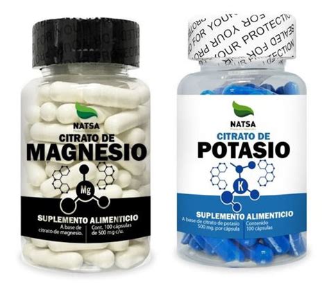 Pack Citratos Magnesio Y Potasio 100 Caps C U 398 99 Citrato De