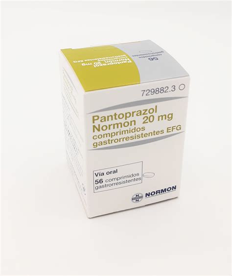 Pantoprazol Normon Efg 20 Mg 500 Comprimidos Gastrorresistentes