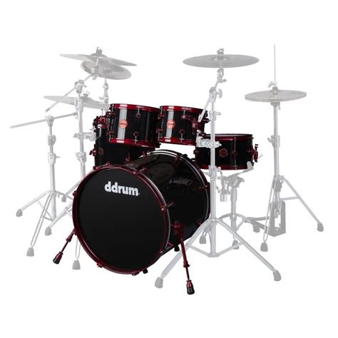 Disc Ddrum Reflex Red Pc Shell Pack Black At Gear Music