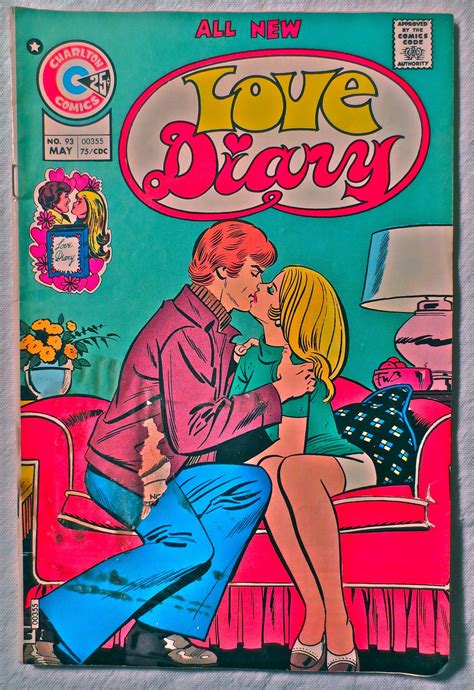 1970s Love Diary 1975 Vintage Comic Book Comics Vintage Comics