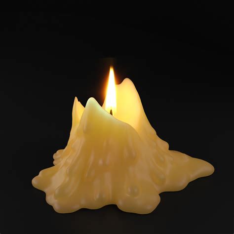 Artstation Melted Candle