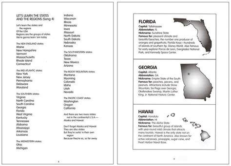 50 States And Capitals Song Lyrics In Alphabetical Order - Printable ...