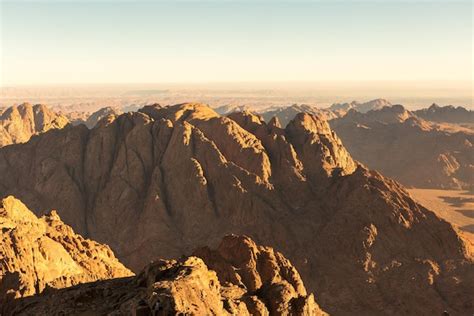 Premium Photo Amazing Sunrise At Sinai Mountain Beautiful Dawn In