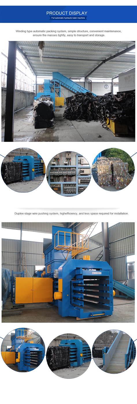 Full Automatic Cardboard Baler Machine China Manufacturers Suppliers