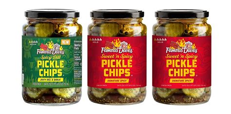 Famous Dave S Pickles Variety Pack Set Of Spicy Dill Garlic