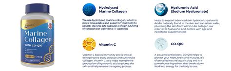 Reverse Life Marine Collagen Capsules Premium Quality Collagen