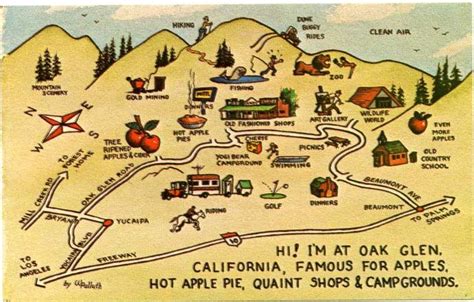 Oak Glen California Map | Australia Map