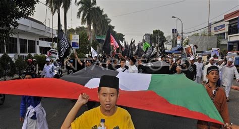 Aksi Solidaritas Untuk Palestina Antara Foto