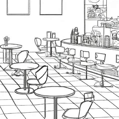 10 Desenhos De Cafeteria Para Imprimir E Colorir