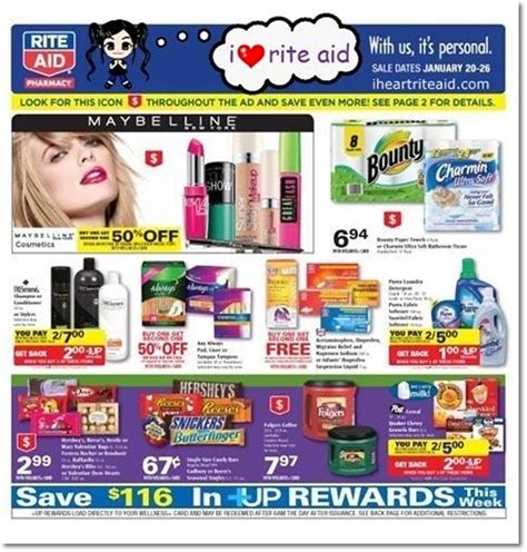 Weekly Ad Scan Rite Aid Ad Scan Week Of 1 20 1 26