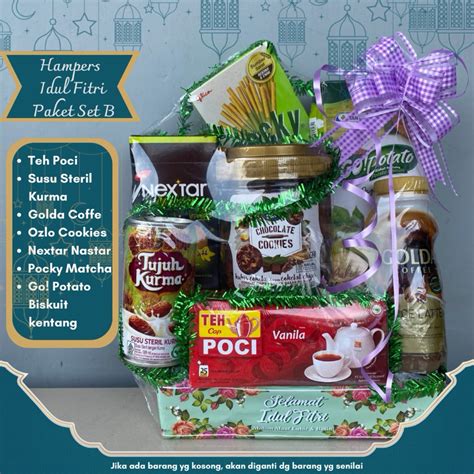 Jual Ready Stock Parcel Hadiah Hampers Lebaran Hampers Idul Adha