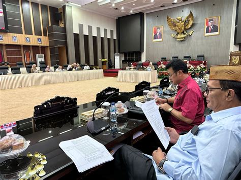 Banmus Dprd Sulteng Hapus Agenda Pembahasan Rancangan Awal Rpjpd Tahun