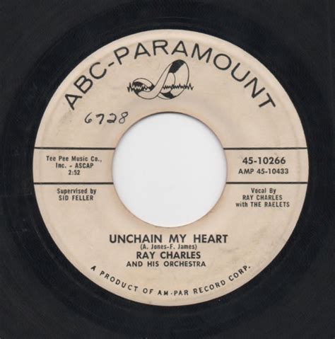 Ray Charles And His Orchestra - Unchain My Heart (1961, Vinyl) | Discogs