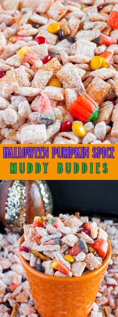 Halloween Pumpkin Spice Muddy Buddies Are Fun And Easy To Make And Are