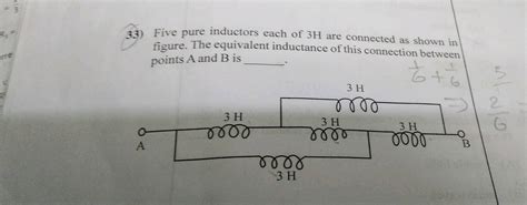 The Equivalent Inductance Of Two Inductors Is H When Connected In