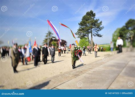 Liberation Day Concentration Camp Editorial Stock Photo - Image of ...