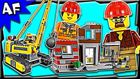 Lego City Construction DEMOLITION SITE 60076 Stop Motion Build Review