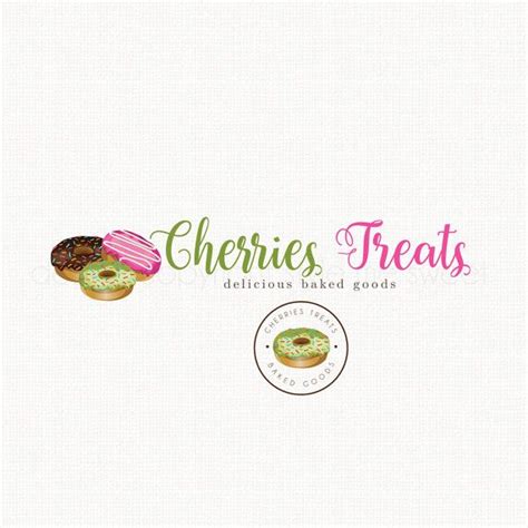 Doughnut Logo Design Bakery Logo Design Bakers Logo Design Premade Logo