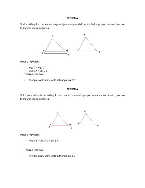 Clase Tri Ngulos Semejantes Pdf