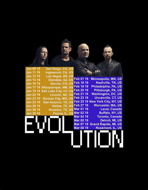 Disturbed Tour Evolution 2019 Back Digital Art By Ego Sdsar Fine Art