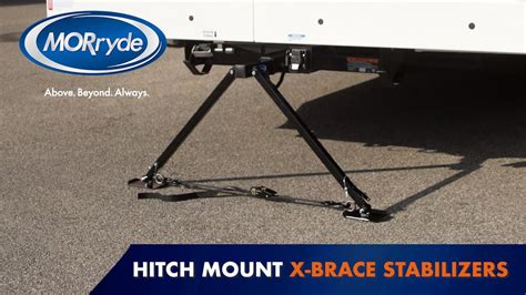 MORryde X Brace Rear Hitch Mount Stabilizer YouTube