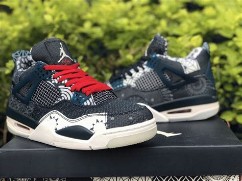 New Jordans Jordan 4 Retro Se Sashiko Deep Ocean