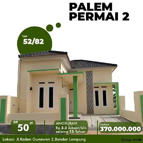 Rumah Minimalis Dijual Di Palem Permai Bandar Lampung Dijual Rumah