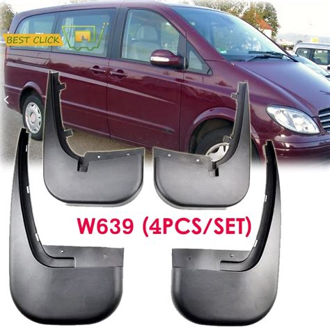 Oe Styled Molded Car Mud Flaps For For Benz Vito Viano W