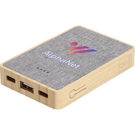 Starline Dual Port Bamboo RPET Powerbank 5 000mAh EL226 10526