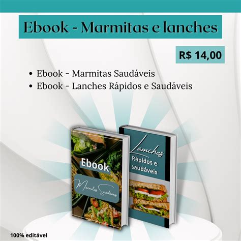 Ebooks Marmitas Saud Veis E Lanches R Pidos Materiais De Nutri O